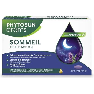 Phytosun Arôms Sommeil Triple Action - Complément - Publicité Phytosun Arôms Sommeil Triple Action - Complément - Publicité