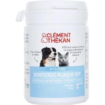 Poudre Denticroc de Clément Thékan pour Animaux - Soin Dentaire Poudre Denticroc de Clément Thékan pour Animaux - Soin Dentaire