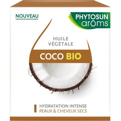 Huile de Coco Bio Phytosun Arôms 100ml - Soin peau & cheveux Huile de Coco Bio Phytosun Arôms 100ml - Soin peau & cheveux