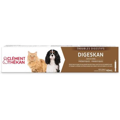 Pâte orale Digeskan Clément Thékan - 60ml pour chats et chiens Pâte orale Digeskan Clément Thékan - 60ml pour chats et chiens