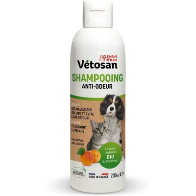 Shampooing Vétosan Anti-Odeur Clement Thékan - 200ml Shampooing Vétosan Anti-Odeur Clement Thékan - 200ml