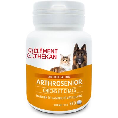CLEMENT THEKAN Arthrosenior - Support mobilité pour chiens - 60 Comprimés - Publicité CLEMENT THEKAN Arthrosenior - Support mobilité pour chiens - 60 Comprimés - Publicité