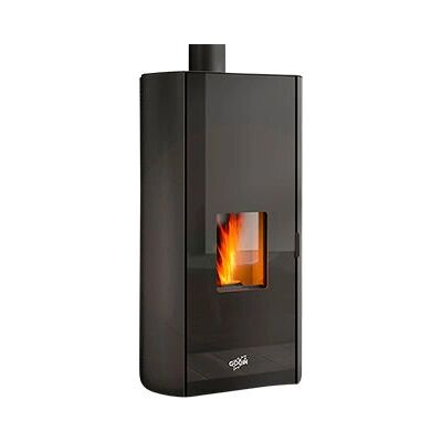 Poêle à pellets Godin - Noir, 9kW, Mode Eco Poêle à pellets Godin - Noir, 9kW, Mode Eco