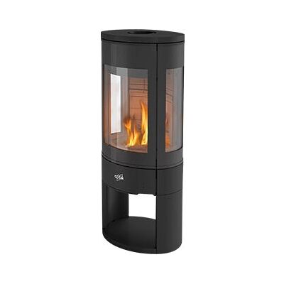 Godin Modèle 411106noir - Poêle à bois en fonte - 7kW - Publicité Godin Modèle 411106noir - Poêle à bois en fonte - 7kW - Publicité