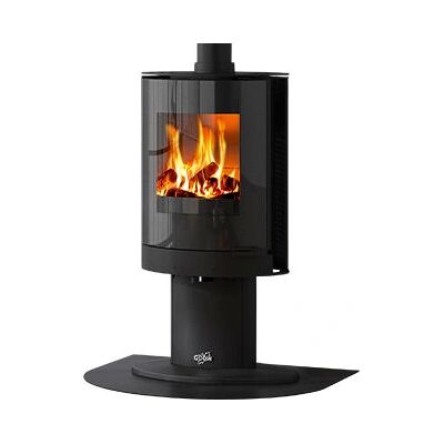 Poêle à bois Godin Tamaris - Noir - 8kW - Bois 33cm - Classe Énergétique A - RT 2012 - Publicité Poêle à bois Godin Tamaris - Noir - 8kW - Bois 33cm - Classe Énergétique A - RT 2012 - Publicité