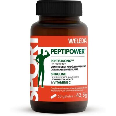 Weleda PeptiPower - Soutient Muscles, Vitalité - Complément Alimentaire - Publicité Weleda PeptiPower - Soutient Muscles, Vitalité - Complément Alimentaire - Publicité