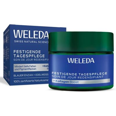 Weleda Crème de Jour Redensifiante Gentiane Bleue et Edelweiss 40ml - Publicité Weleda Crème de Jour Redensifiante Gentiane Bleue et Edelweiss 40ml - Publicité
