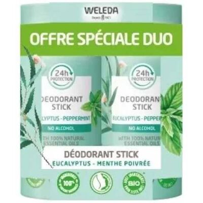 Weleda Eukalyptus Pfefferminz Deodorant Stick - 24h Schutz Weleda Eukalyptus Pfefferminz Deodorant Stick - 24h Schutz