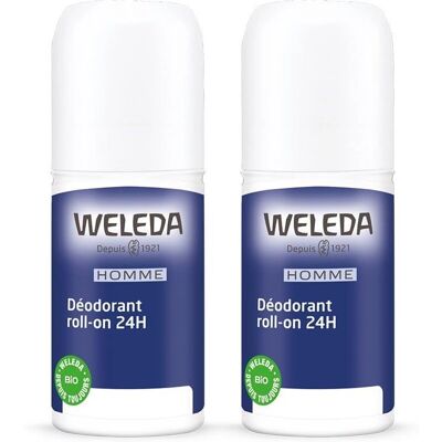 Weleda Homme Roll-on Déodorant 24h - Origine Naturelle 2 x 50ml - Publicité Weleda Homme Roll-on Déodorant 24h - Origine Naturelle 2 x 50ml - Publicité