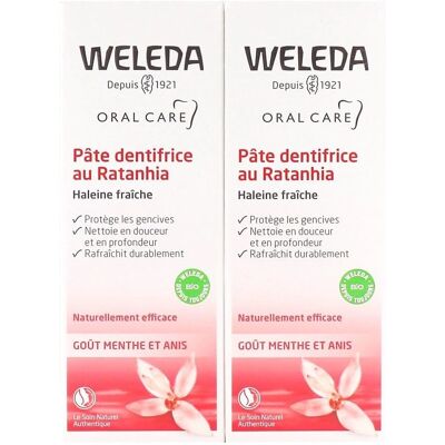 Pâte Dentaire Weleda Ratanhia (75 ml) - Publicité Pâte Dentaire Weleda Ratanhia (75 ml) - Publicité