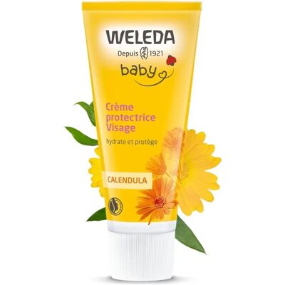 Crème Visage Calendula Bébé Weleda - Hydrate et Nourrit - 50 ml - Publicité Crème Visage Calendula Bébé Weleda - Hydrate et Nourrit - 50 ml - Publicité