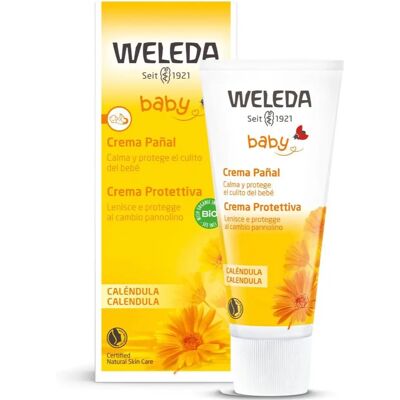 Crème pour le change au calendula Weleda - Apaise les irritations - Publicité Crème pour le change au calendula Weleda - Apaise les irritations - Publicité