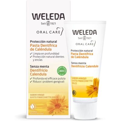 Weleda Dentifrice Calendula (75 ml) - Publicité Weleda Dentifrice Calendula (75 ml) - Publicité
