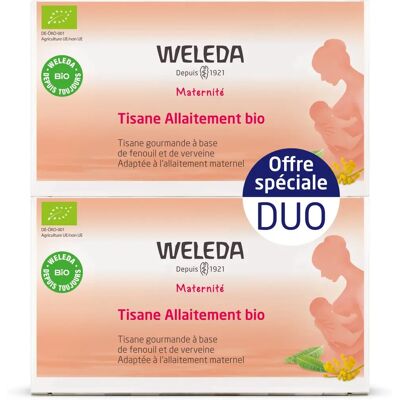 Thé Herbes Allaitement Weleda Bio 2x 20 Sachets - Thé Bio - Publicité Thé Herbes Allaitement Weleda Bio 2x 20 Sachets - Thé Bio - Publicité