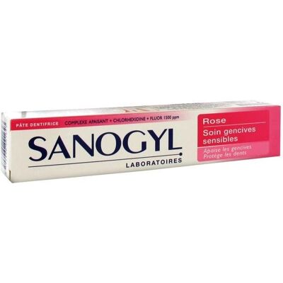 Sanogyl Rose Dentifrice Doux pour Gencives Sensibles - Publicité Sanogyl Rose Dentifrice Doux pour Gencives Sensibles - Publicité