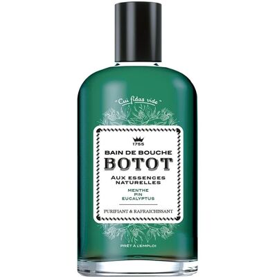 Mouthwash Menthe Eucalyptus Botot - Formule traditionnelle - Publicité Mouthwash Menthe Eucalyptus Botot - Formule traditionnelle - Publicité