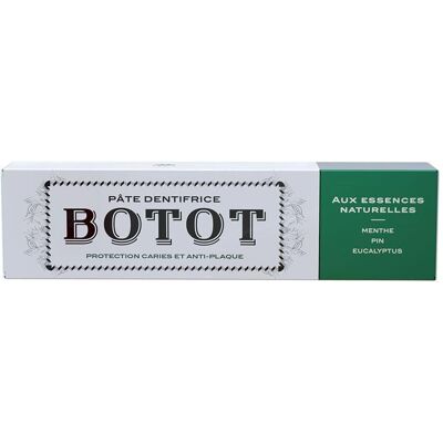 Dentifrice Menthe Pin Eucalyptus BOTOT - Formule Authentique Française - Publicité Dentifrice Menthe Pin Eucalyptus BOTOT - Formule Authentique Française - Publicité