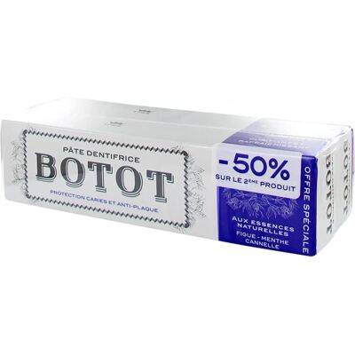 Dentifrice Figue Menthe Cannelle Botot - Soin Dentaire - Publicité Dentifrice Figue Menthe Cannelle Botot - Soin Dentaire - Publicité