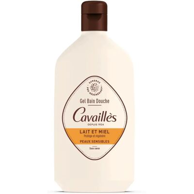 Rogé Cavaillès Gel Douche Lait et Miel - Peau sensible - Publicité Rogé Cavaillès Gel Douche Lait et Miel - Peau sensible - Publicité
