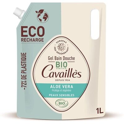 Rogé Cavailles Eco Aloe Vera 1L - Gel douche et bain - Publicité Rogé Cavailles Eco Aloe Vera 1L - Gel douche et bain - Publicité