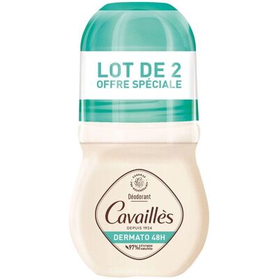 Déodorants dermatologiques ROGE CAVAILLES 48H Roll-On 2x50ml - Publicité Déodorants dermatologiques ROGE CAVAILLES 48H Roll-On 2x50ml - Publicité