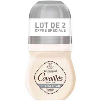 Roge Cavailles Déodorants Anti Transpirant 48 Heures Intense Roll-On 2x50ml - Publicité Roge Cavailles Déodorants Anti Transpirant 48 Heures Intense Roll-On 2x50ml - Publicité