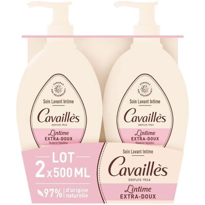 Soins hygiène intime naturels Rogé Cavaillès - 2x550ml - Publicité Soins hygiène intime naturels Rogé Cavaillès - 2x550ml - Publicité