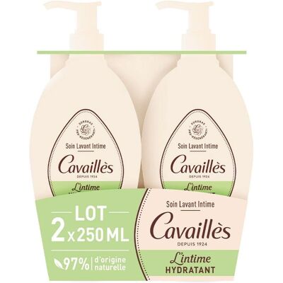 Cavaillès L'intime Hydratant Soin Intime Naturel - Pack de 2x250ml - Publicité Cavaillès L'intime Hydratant Soin Intime Naturel - Pack de 2x250ml - Publicité