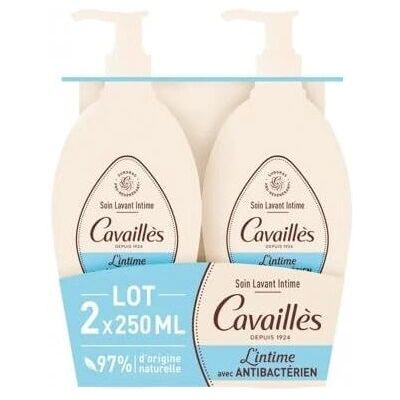 Soin intime antibactérien naturel Rogé Cavaillès - 2x250ml - Publicité Soin intime antibactérien naturel Rogé Cavaillès - 2x250ml - Publicité