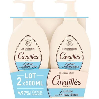Soins Intimes Naturels Rogé Cavaillès - Lot de 2x500ml - Publicité Soins Intimes Naturels Rogé Cavaillès - Lot de 2x500ml - Publicité