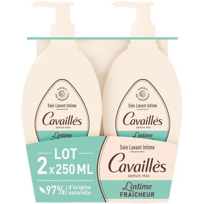 Cavaillès Hygiène Intime Naturelle - 2x250ml - Fraîcheur - Publicité Cavaillès Hygiène Intime Naturelle - 2x250ml - Fraîcheur - Publicité