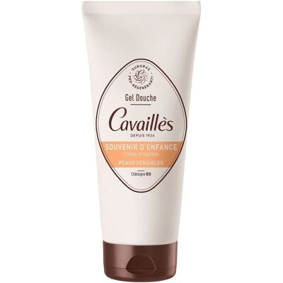 Gel Douche Souvenir d'Enfance Cavaillès - Peaux Sensibles - Publicité Gel Douche Souvenir d'Enfance Cavaillès - Peaux Sensibles - Publicité