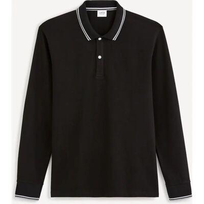 Tricou polo negru Celio Decolml - Polo shirt Tricou polo negru Celio Decolml - Polo shirt