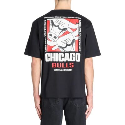 Celio NBA Chicago Bulls S Tricou - Bărbat Negru - Tricou Celio NBA Chicago Bulls S Tricou - Bărbat Negru - Tricou