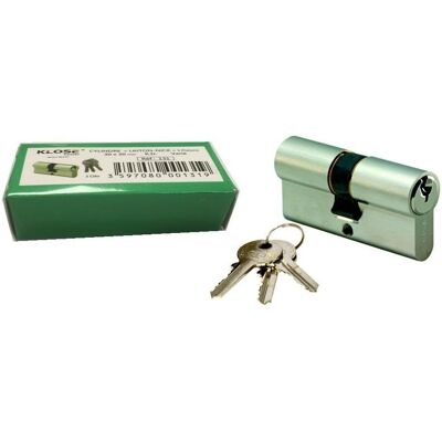 KLOSE BESSER - Cilindro a Molle 30x50mm - Inox - Lock cylinder KLOSE BESSER - Cilindro a Molle 30x50mm - Inox - Lock cylinder