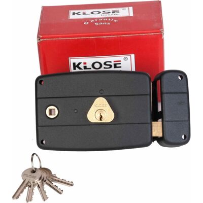 KLOSE Besser - Serratura Mono-punto Applique - 140 x 92 mm - 3 chiavi 45mm - Lock KLOSE Besser - Serratura Mono-punto Applique - 140 x 92 mm - 3 chiavi 45mm - Lock