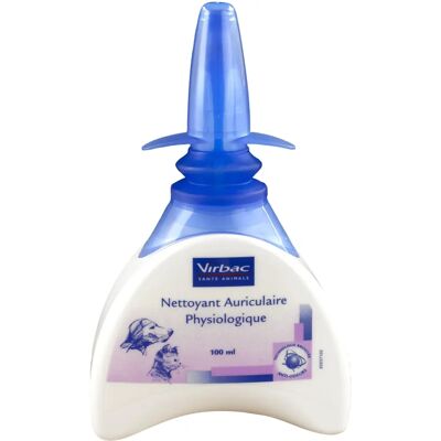 Virbac Nettoyant Auriculaire - Solution physiologique pour chiens et chats Virbac Nettoyant Auriculaire - Solution physiologique pour chiens et chats
