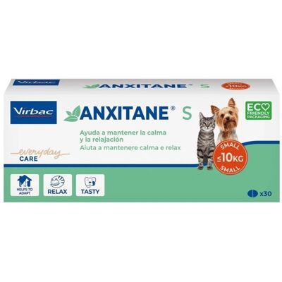 Virbac Anxitane S - Complément pour animaux - Réduit stress et anxiété - Publicité Virbac Anxitane S - Complément pour animaux - Réduit stress et anxiété - Publicité