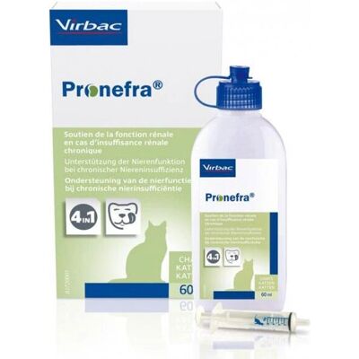 Virbac Pronefra - Trattamento per Malattia Renale in Cani & Gatti 180ml Virbac Pronefra - Trattamento per Malattia Renale in Cani & Gatti 180ml