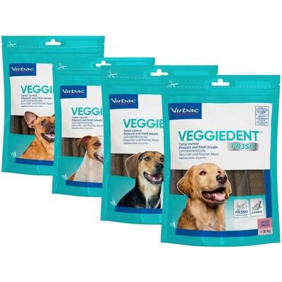 Virbac Veggie Dent Dog Dental Chews - Dog Dental Chews Virbac Veggie Dent Dog Dental Chews - Dog Dental Chews