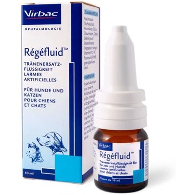 Virbac Regefluid - 10ml Larmes artificielles pour chiens et chats - Publicité Virbac Regefluid - 10ml Larmes artificielles pour chiens et chats - Publicité