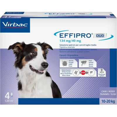 Virbac Effipro Duo Cane 10-20kg - Antiparassitario Virbac Effipro Duo Cane 10-20kg - Antiparassitario