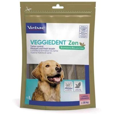 VeggieDent Zen l Virbac - Masticabili dentali per cani - Igiene e relax VeggieDent Zen l Virbac - Masticabili dentali per cani - Igiene e relax