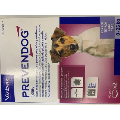 Collare Antiparassitario Virbac S/M - Protezione Zecche & Zanzare Collare Antiparassitario Virbac S/M - Protezione Zecche & Zanzare