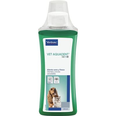 Virbac Vet Aquadent Líquido para Higiene Oral em Cães e Gatos - 250ml Virbac Vet Aquadent Líquido para Higiene Oral em Cães e Gatos - 250ml