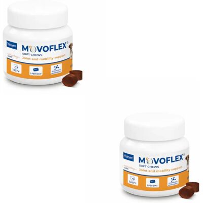 Virbac Movoflex M - Friables pour la santé des articulations des chiens - Publicité Virbac Movoflex M - Friables pour la santé des articulations des chiens - Publicité