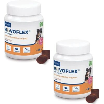 Movoflex L Support Articulations pour Chiens - 30 Friandises Movoflex L Support Articulations pour Chiens - 30 Friandises