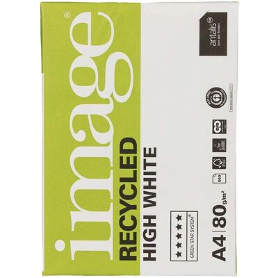 Image - Recycled High White 80g/m2 - A4 - 500 sheets - Kopierpapier Image - Recycled High White 80g/m2 - A4 - 500 sheets - Kopierpapier
