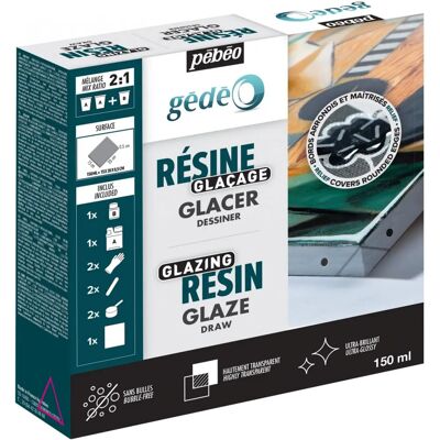 Résine de Vernis Gédéo - 150ml pour Art & Décoration - Publicité Résine de Vernis Gédéo - 150ml pour Art & Décoration - Publicité