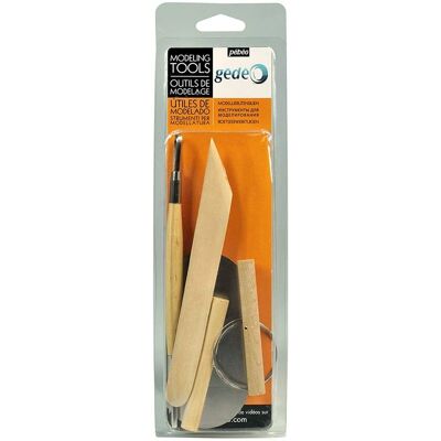 Pébéo Set of 4 Modeling Tools - Multicolored - 25x8x2.5 cm - Modeling Tools Set Pébéo Set of 4 Modeling Tools - Multicolored - 25x8x2.5 cm - Modeling Tools Set